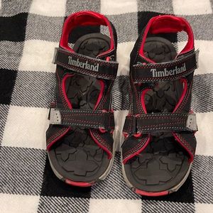 Boys rubber soled sandals.